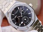 Swiss Replica Audemars Piguet Royal Oak Dual Time Black Power Reserve Dial